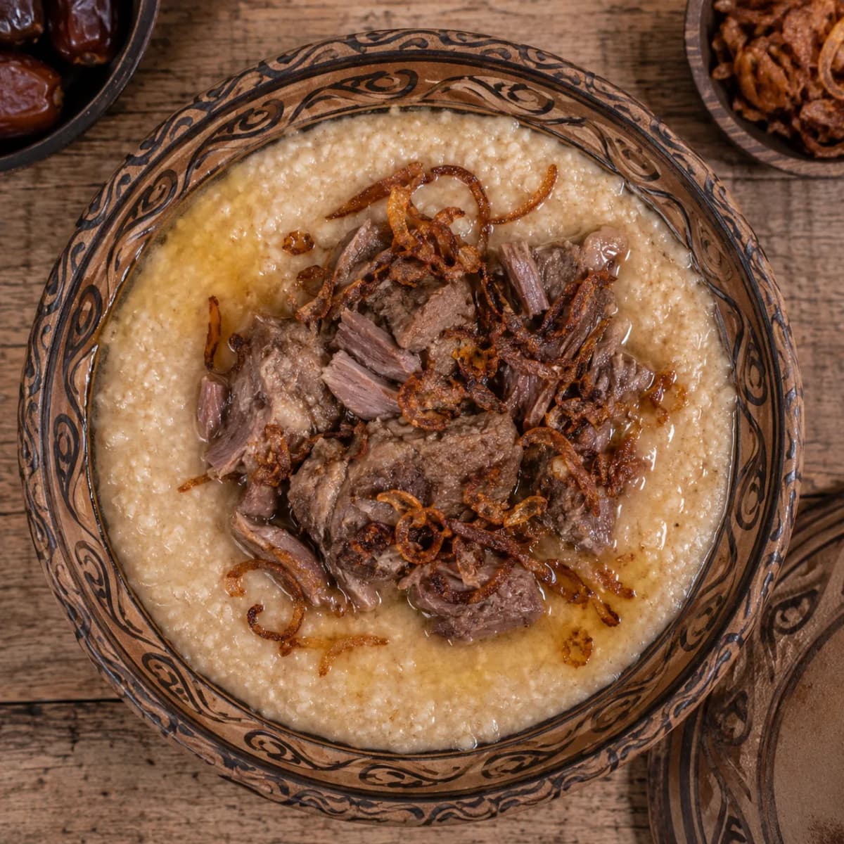 Traditional Saudi jareesh dish