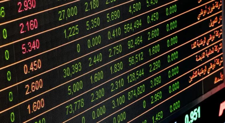 Stock market and finance investment