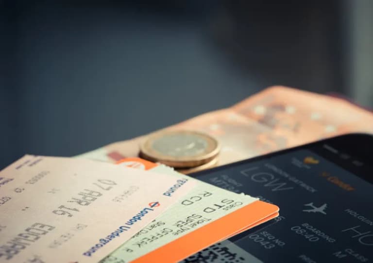 Airplane ticket and travel benefits