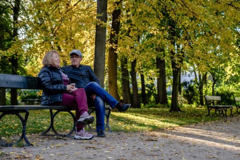 Social insurance and retirement pension concept