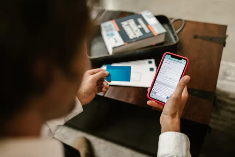 Mobile banking app for money transfers