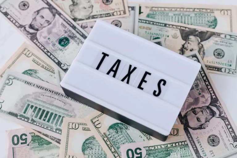 Tax free savings concept